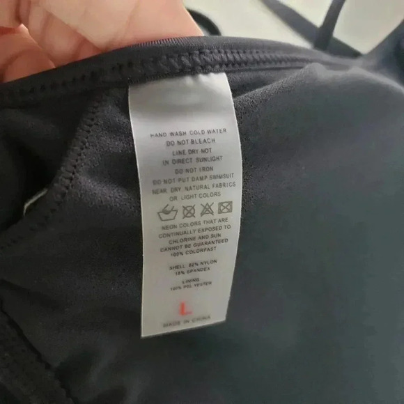 SALE Two Piece High Waist Black Bikini - Picture 7 of 8